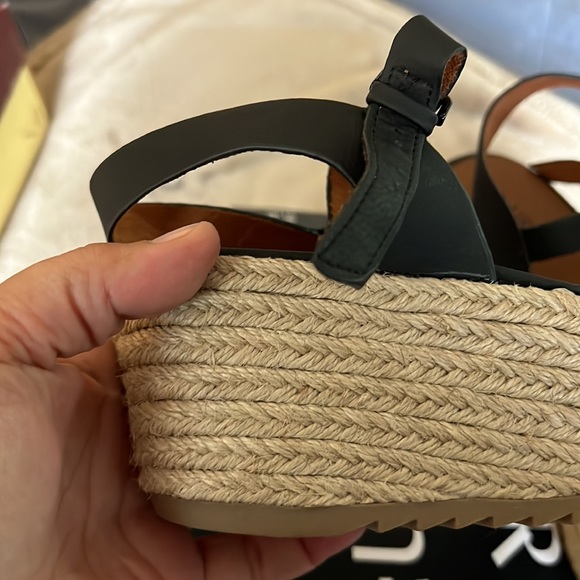 Naturalizer Espadrilles Sandals black 11 wide NIB - Picture 5 of 5